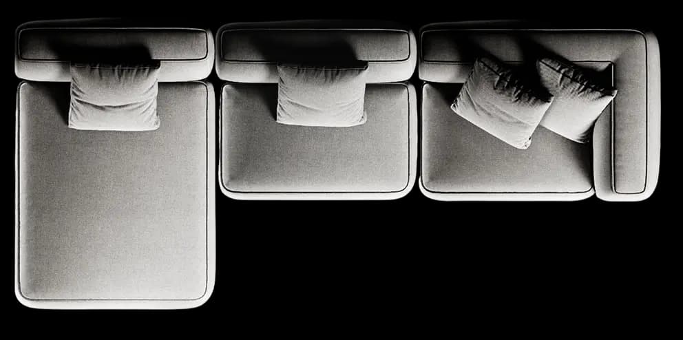 Три модуля и сидушка с подлокотником