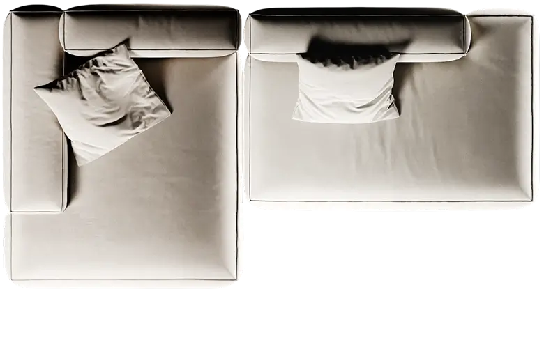 Оттоманка и сидушка с выступом